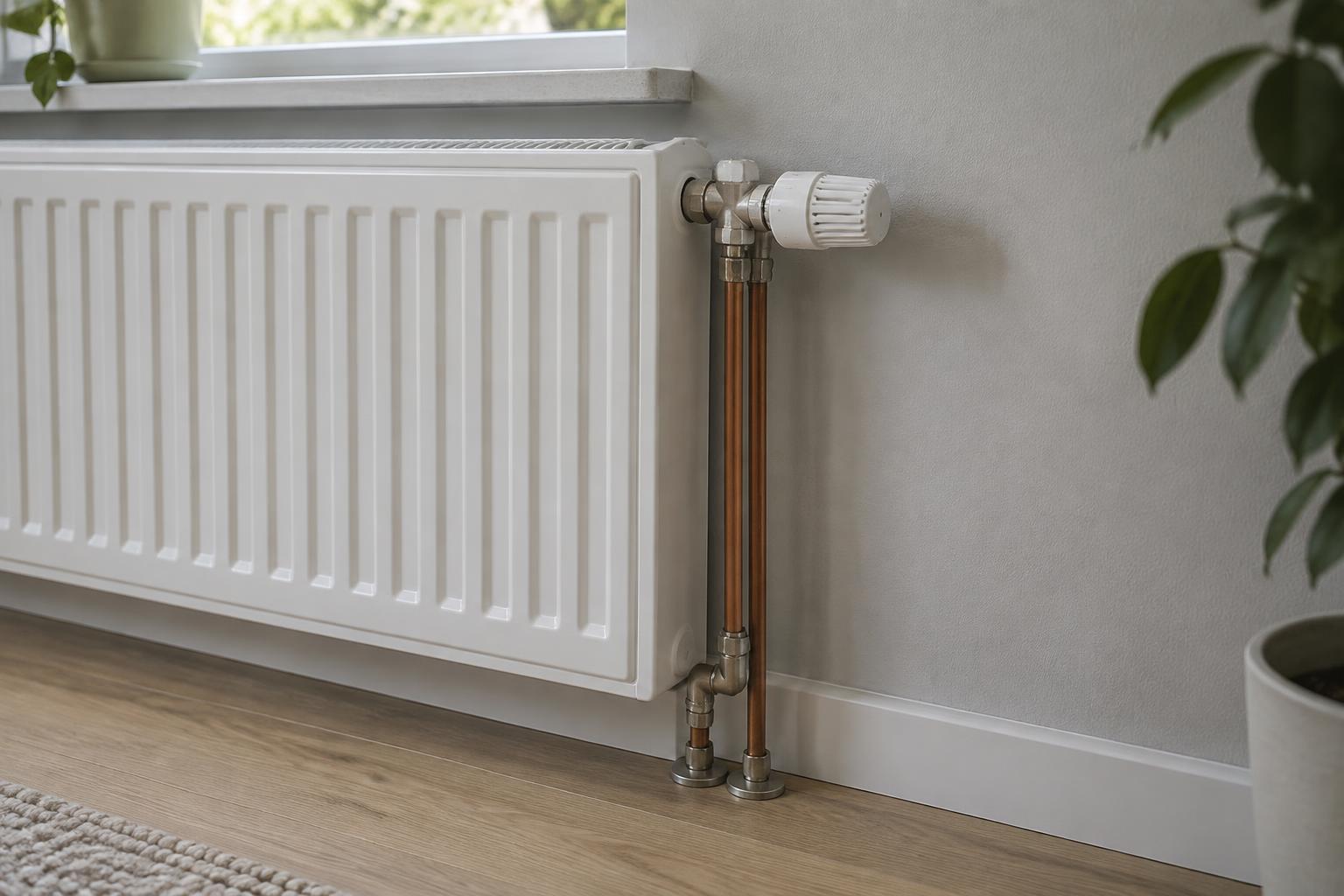 Verwarmingsradiator met regelknop